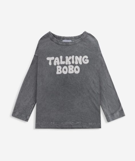 Bobo Choses Talking Bobo long sleeve T-shirt / ボボショーズ Talking Bobo 長袖Tシャツ SALE