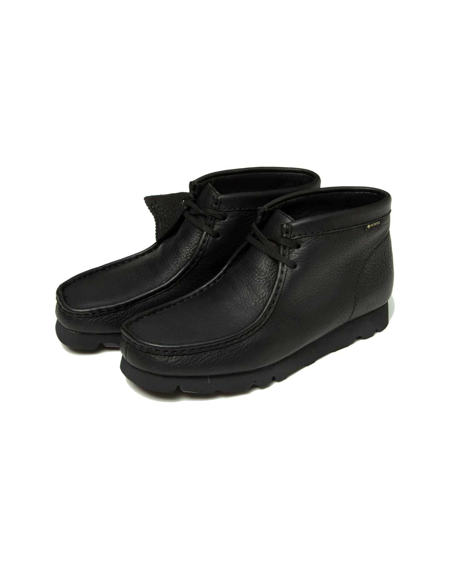 Clarks wallabee gore tex black sale