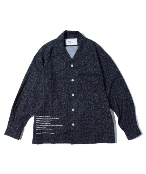 MOUNTAIN RESEARCH Batik Open Collar L/S / マウンテンリサーチ バティック オープンカラー ロングスリーブシャツ SALE