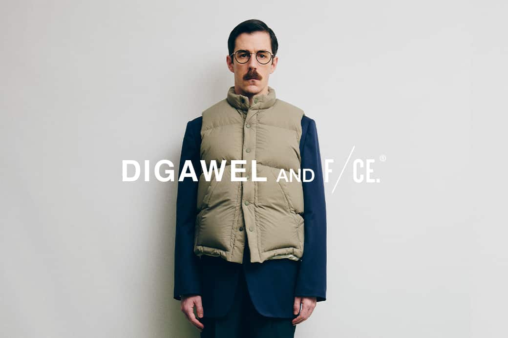 DIGAWEL /F/CE DIGAWEL ダウンベスト auralee-