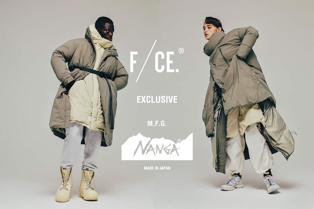 【オンラインストア・直営店舗】F/CE. × NANGA DOWN EXCLUSIVE COLLECTION