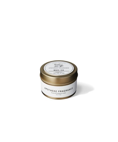 APOTHEKE FRAGRANCE TIN CANDLE WHITE TEA / アポテーケフレグランス キャンドル ホワイトティー