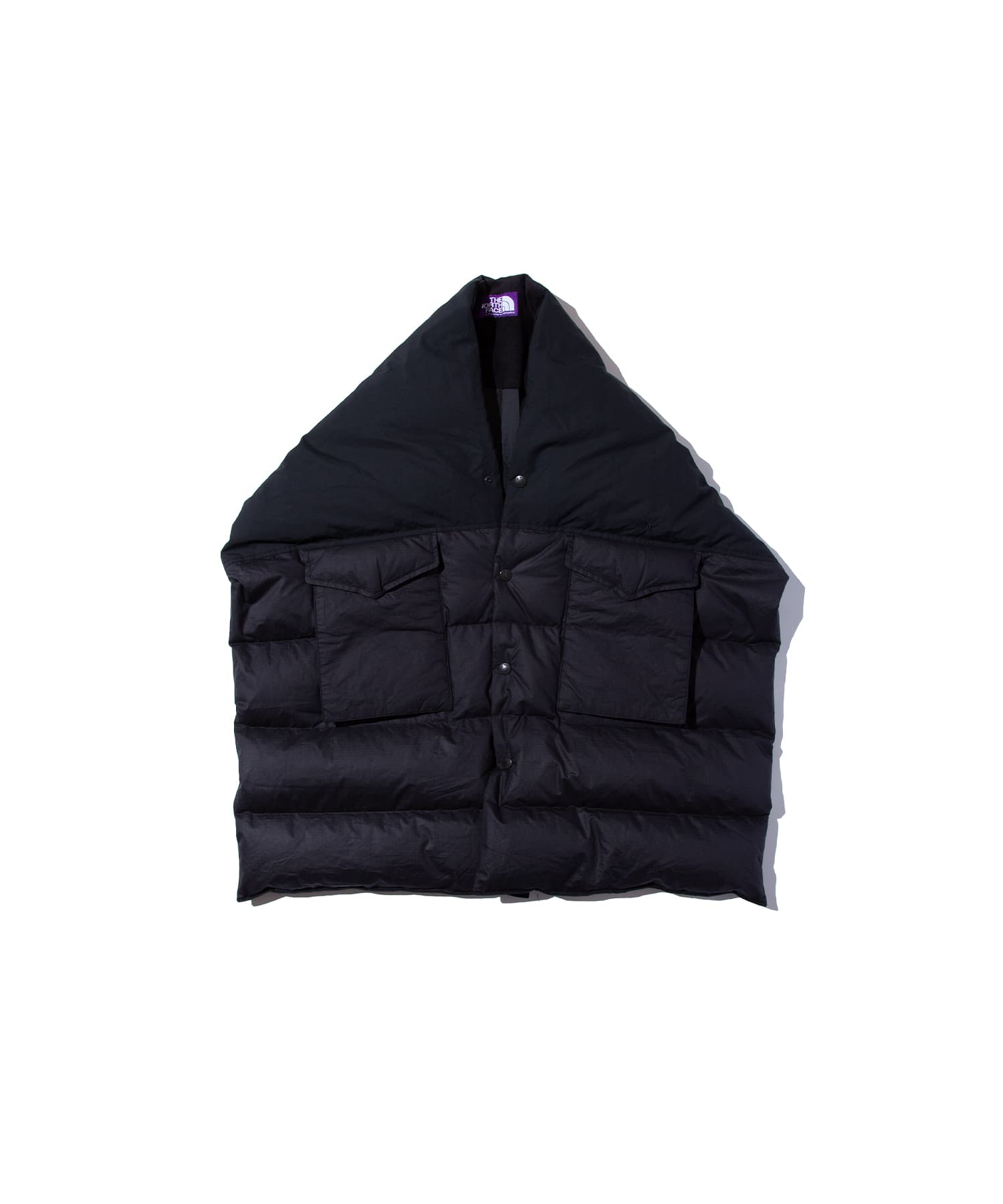 ■ THE NORTH FACE PURPLE LABEL/ダウンケープ/黒FIELDDOWNCAPE