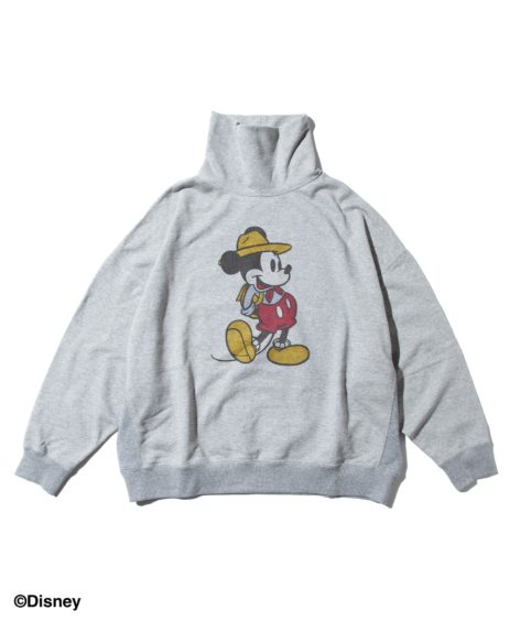 Mickey Mouse / HIGH NECK SWEAT by F/CE.