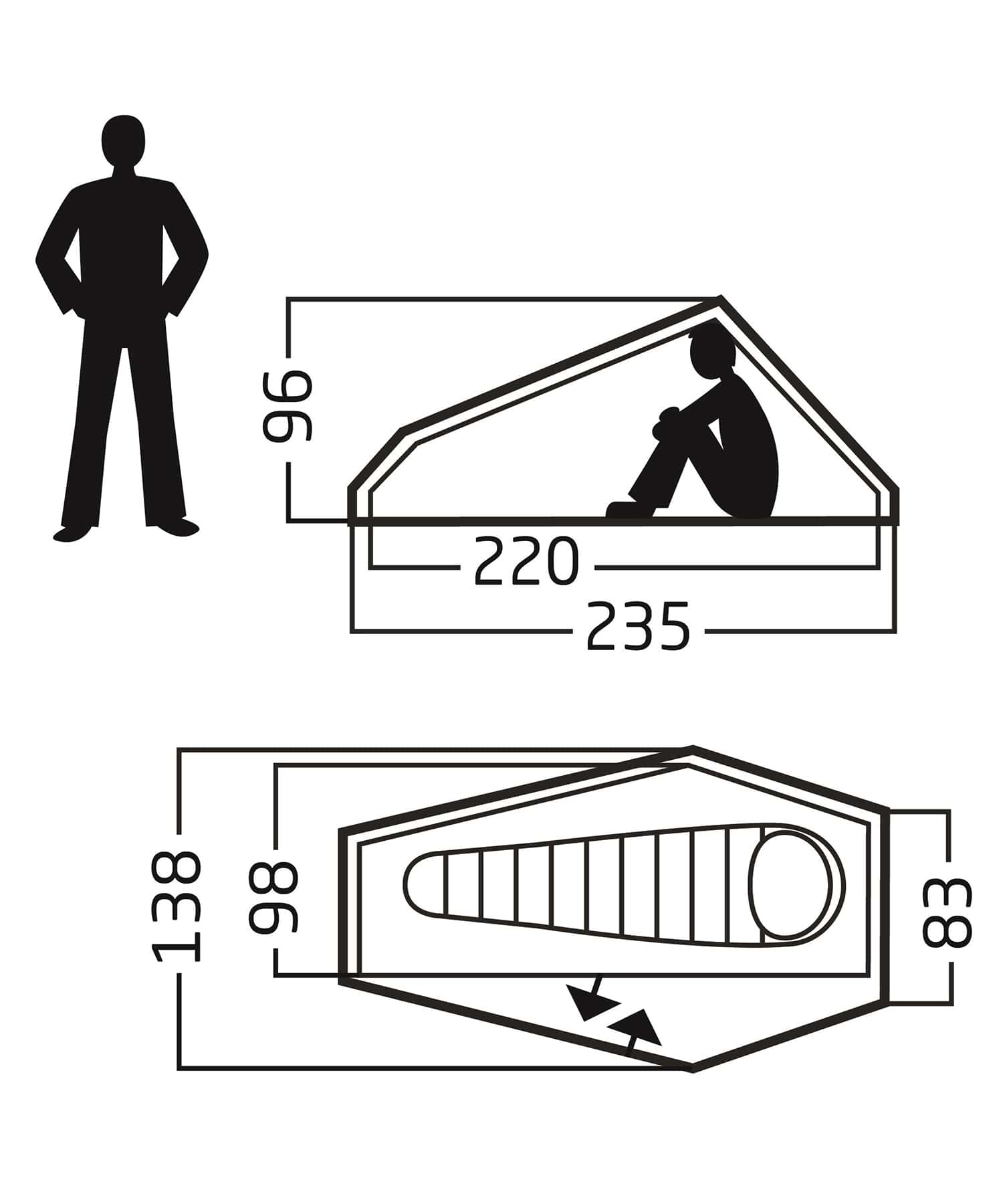 Nordisk Telemark 1 LW Tent Red Alu / ノルディスク テレマーク1 LW