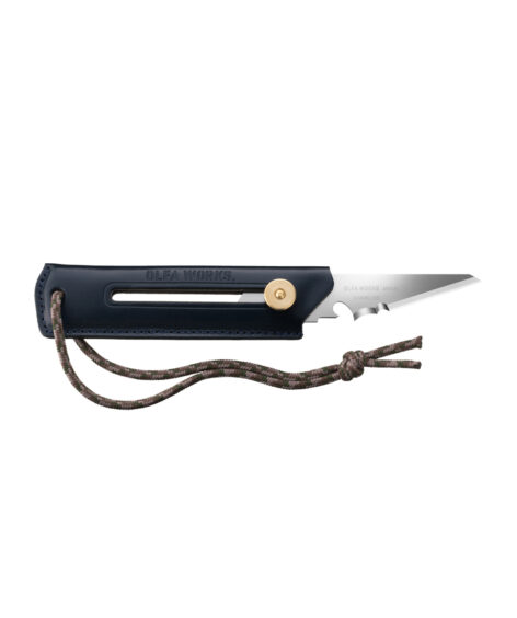 OLFA WORKS Doubling-blade bushcraft knife leather / オルファワークス 替え刃式ブッシュクラフトナイフ レザー