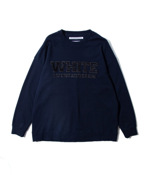 White Mountaineering SHAGGYEMBROIDERYCREW NECKPULLOVER / ホワイトマウンテニアリング シャギーエンブロイダリークルーネックプルオーバー SALE