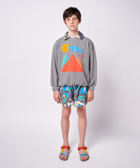 Bobo Choses Stains all over woven shorts / ボボショーズ ステイン オールオーバー ウーブンショーツ SALE