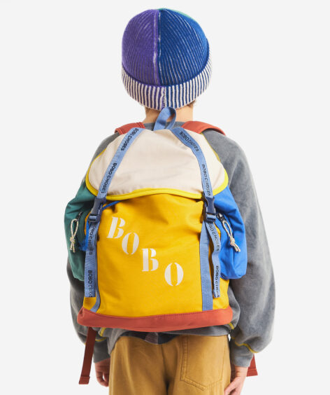 BOBO CHOSES Bobo Color Block backpack / ボボショーズ ボボカラーブロック バックパック SALE
