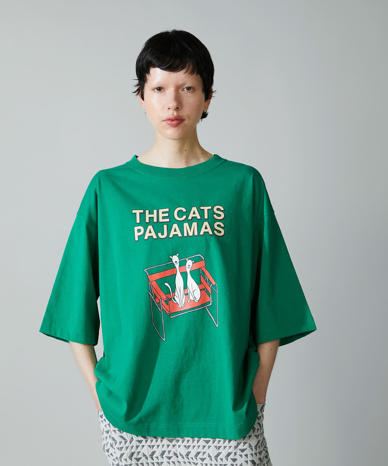 Tシャツ/カットソー(半袖/袖なし)新品【 OFF-WHITE 】MAD CAT S/S OVER T-SHIRT