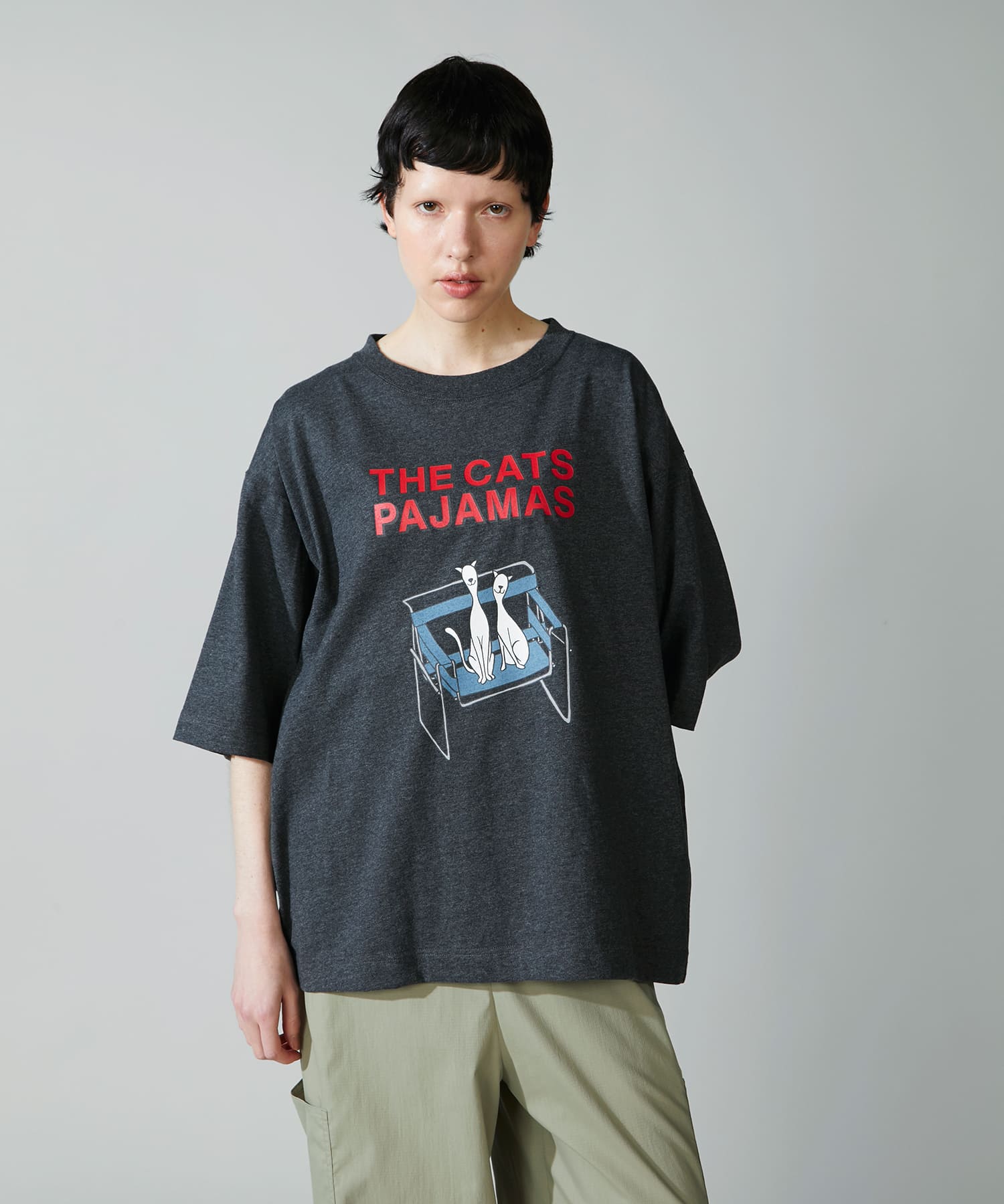 Tシャツ/カットソー(半袖/袖なし)新品【 OFF-WHITE 】MAD CAT S/S OVER T-SHIRT