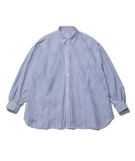FreshService CORPORATE STRIPE REGULAR COLLAR SHIRT / フレッシュサービス コーポレートストライプレギュラーカラーシャツ