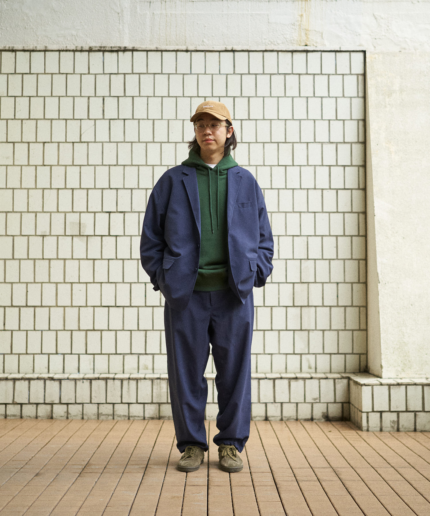 ブラックM FreshService UTILITY PACKABLE SUIT-