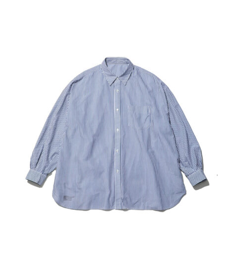 FreshService CORPORATE STRIPE REGULAR COLLAR SHIRT / フレッシュサービス コーポレートストライプレギュラーカラーシャツ