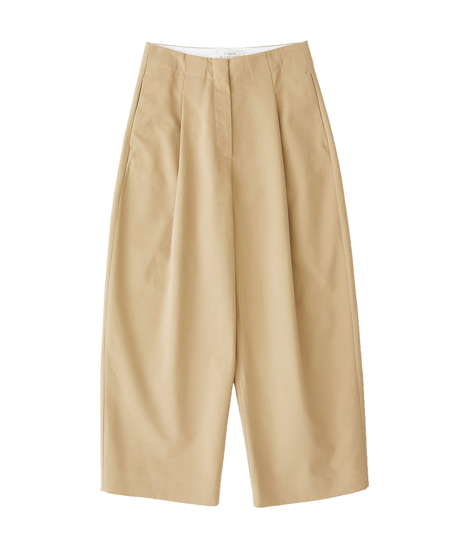 STUDIO NICHOLSON DORDONI VOLUME PANT IN TAN / スタジオニコルソン