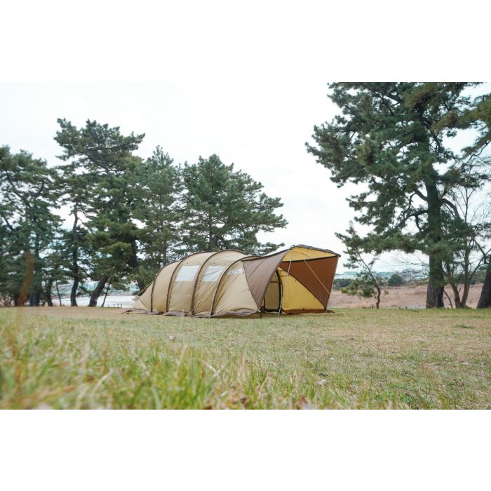 NORDISK Reisa 6 PU Tent Beige With Brown Skirt-SM (T122075) / ノルディスク レイサ6  テント ベージュ / ROOT