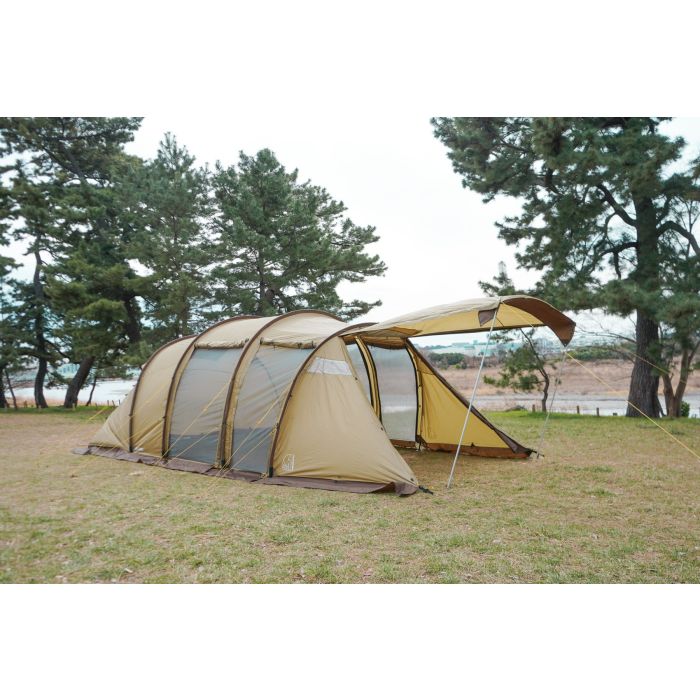 NORDISK Reisa 6 PU Tent Beige With Brown Skirt-SM (T122075) / ノル 