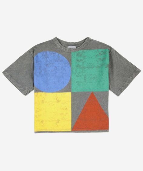 Bobo Choses Geometric Color Block T-shirt / ボボショーズ ジオメトリック カラーブロック Tシャツ