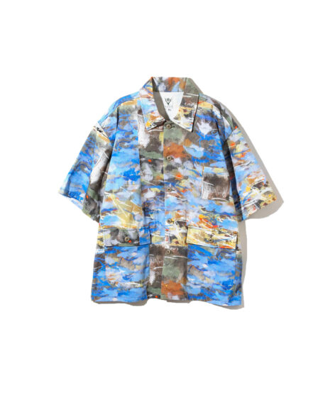 South2 West8 South2 West8 x Ben Miller S/S HUNTING SHIRT – COTTON TWILL / PAINTING PT. / サウスーツーウエストエイト サウスーツーウエストエイト×ベン・ミラー ショートスリーブアンティング コットンツイル