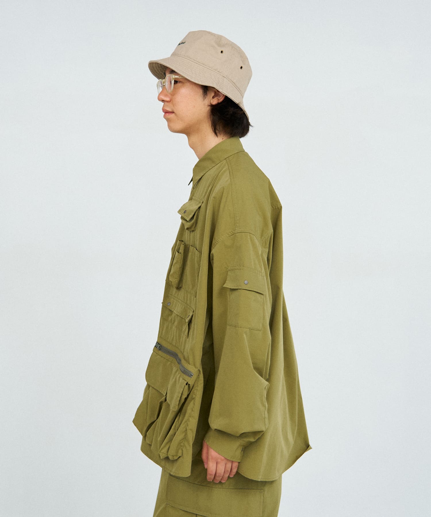 FreshService DRY TYPEWRITER TACTICAL POCKET L/S SHIRT / フレッシュ