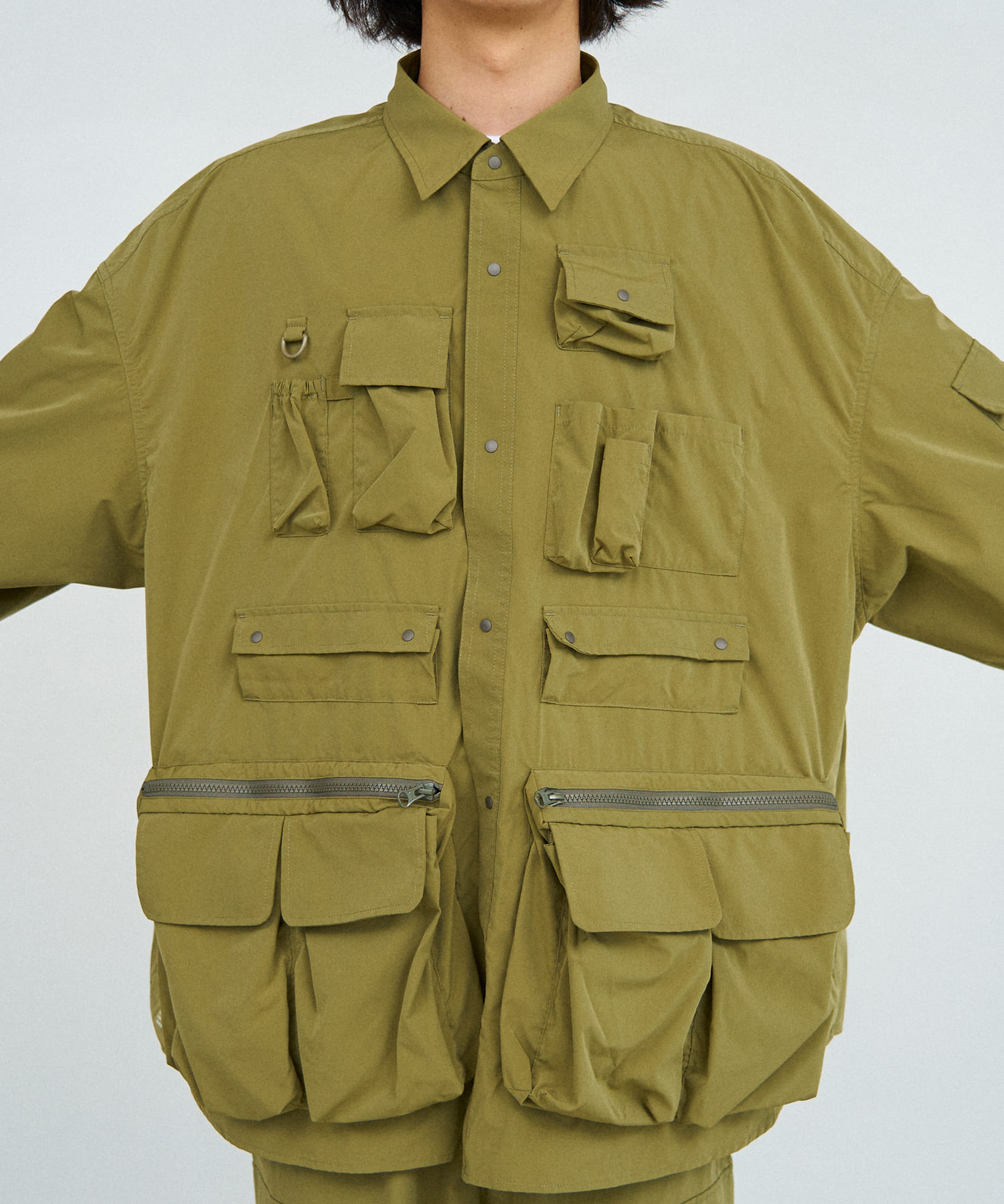 FreshService DRY TYPEWRITER TACTICAL POCKET L/S SHIRT / フレッシュ