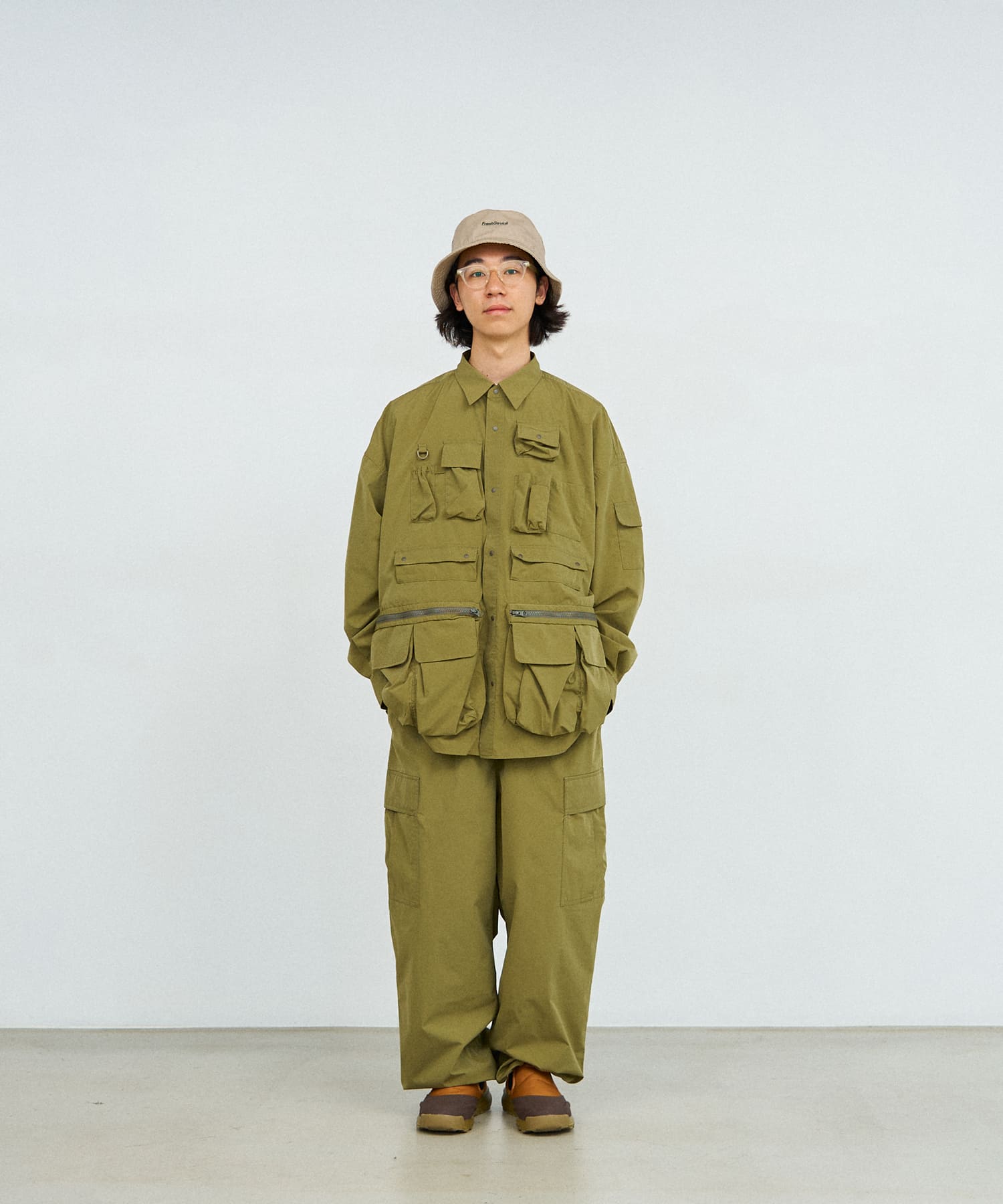 FreshService DRY TYPEWRITER TACTICAL POCKET L/S SHIRT / フレッシュ