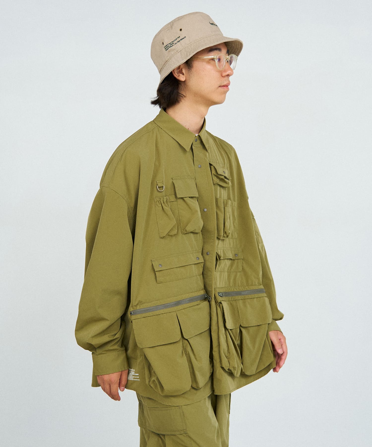 FreshService DRY TYPEWRITER TACTICAL POCKET L/S SHIRT / フレッシュ