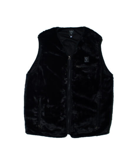 South2 West8 Piping Vest-Micro Fur / サウスツーウエストエイト パイピングベスト マイクロファー
