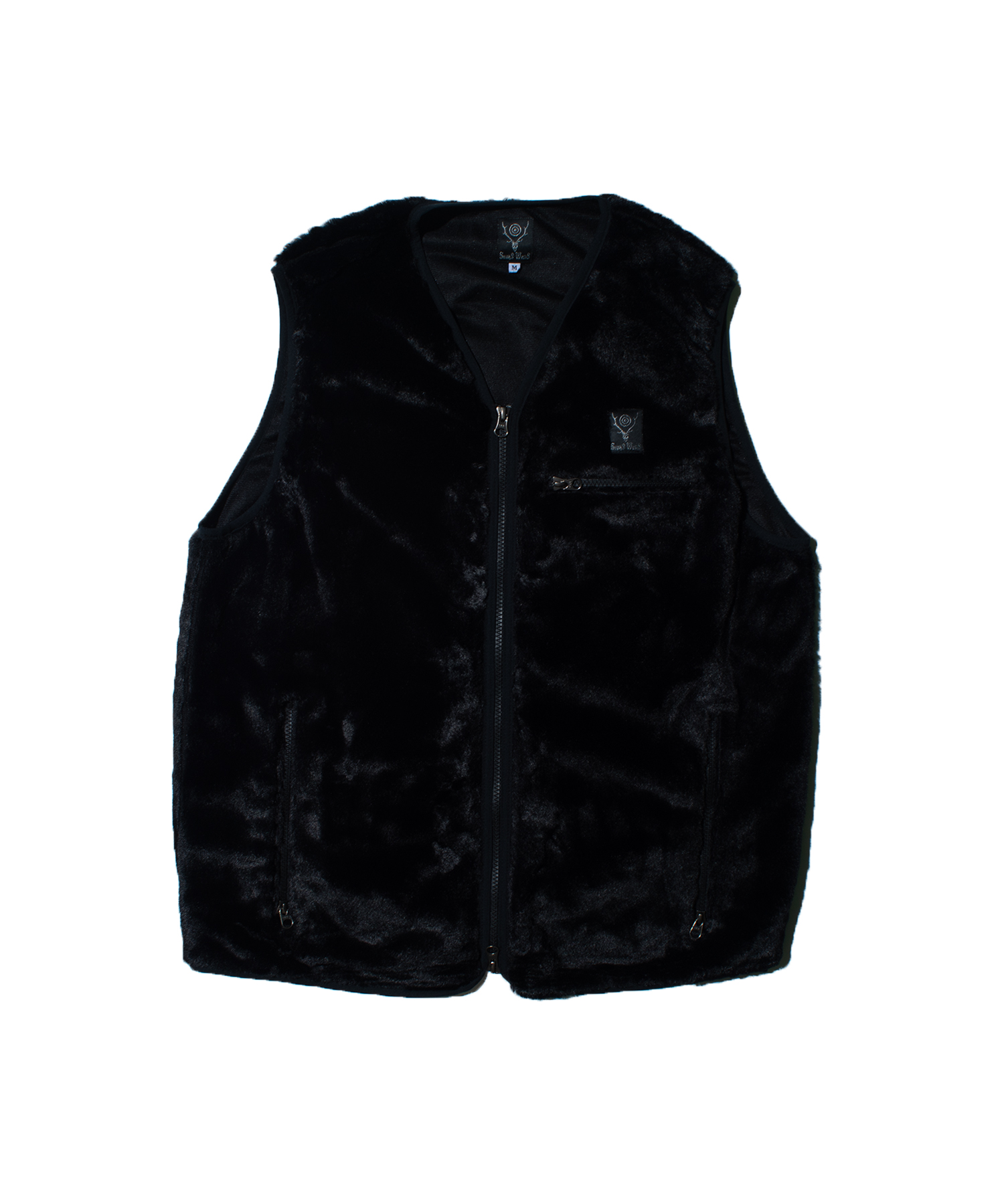 South2 West8 Piping Vest-Micro Fur / サウスツーウエストエイト