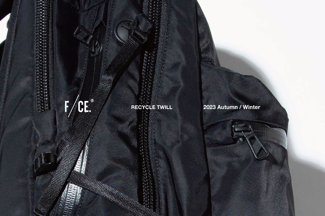 F/CE. 23AW BAG ~RECYCLE TWILL LINE~