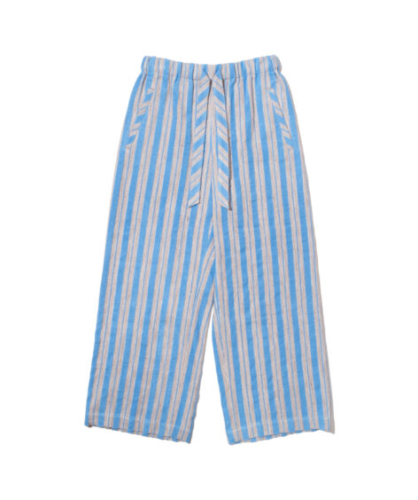 SANA easy wide pants (jacquard stripe) / サナ イージーワイドパンツ（ジャカードストライプ）