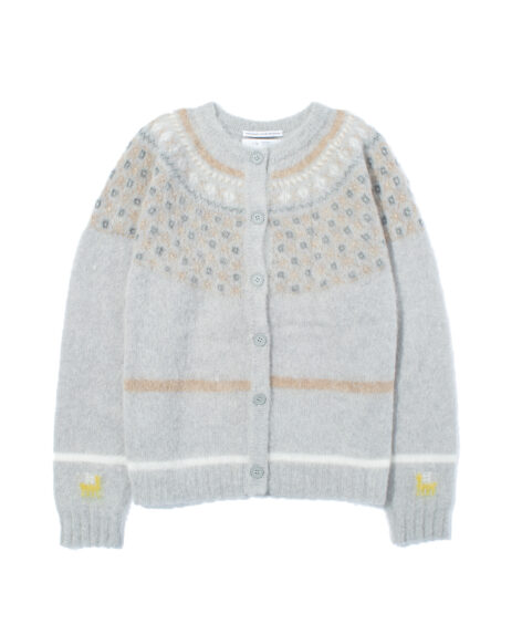 F/CE. NORDIC MOHAIR CARDIGAN / エフシーイー ノルディック モヘア カーディガン