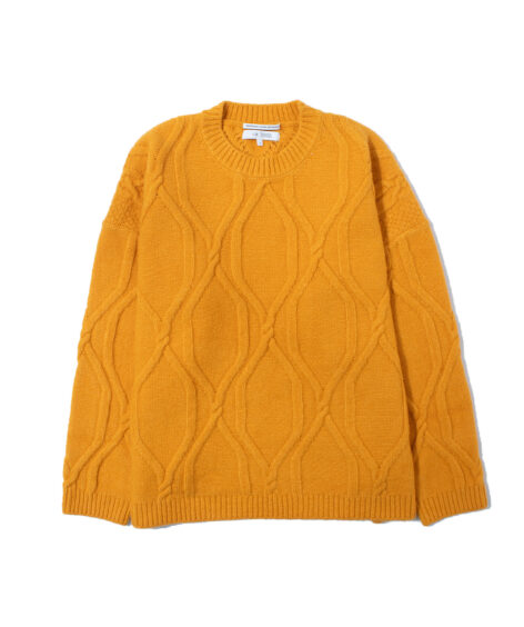 F/CE. CABLE STRECH KNIT P/O / エフシーイー ケーブル ストレッチ ニット ポロオーバー