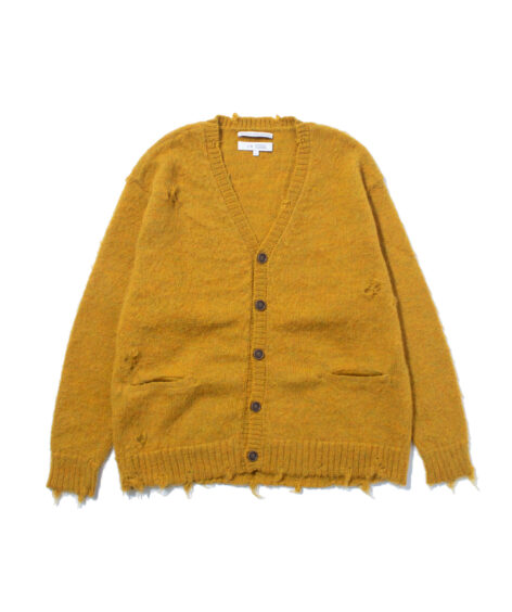 F/CE. DISTRESSED KNIT CARDIGAN / エフシーイー ディストレスト ニット カーディガン