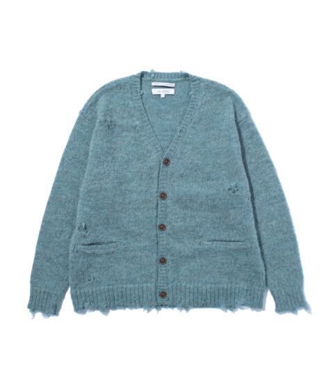 F/CE. DISTRESSED KNIT CARDIGAN / エフシーイー ディストレスト ニット カーディガン