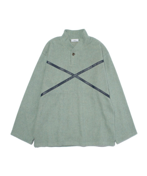 nuterm Cross Tape Henry-neck Pullover / ニューターム クロステープ ヘンリーネック パルオーバー