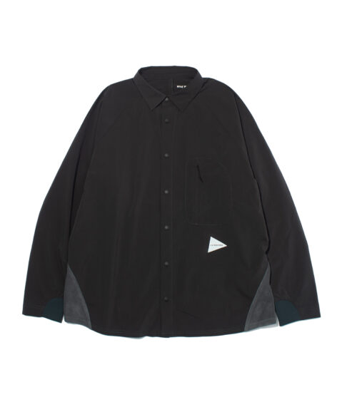 and wander fleece base LS shirt / アンドワンダー フリース ベース 長袖 シャツ