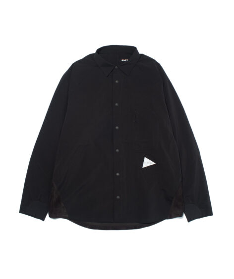 and wander fleece base LS shirt / アンドワンダー フリース ベース 長袖 シャツ