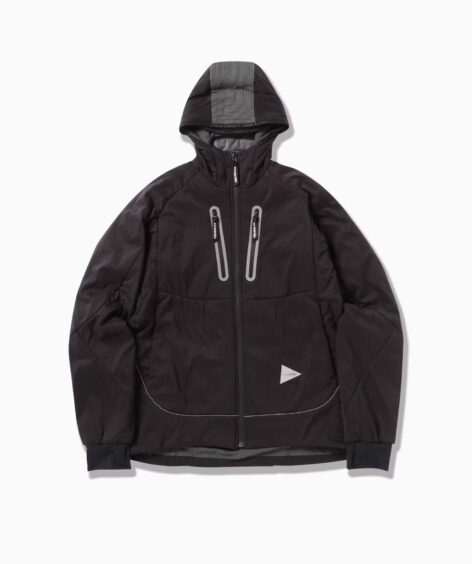 and wander alpha AIR hoodie / アンドワンダー アルファ エア フーディー