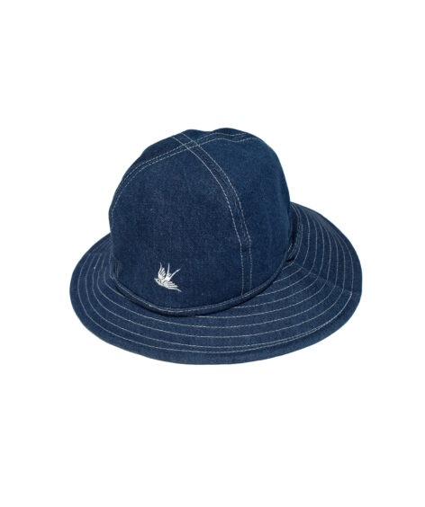 RHODOLIRION Folding Hat – Denim / ロドリリオン フォールディングハット-デニム