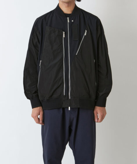 White Mountaineering ASYMMETRY FLIGHT JACKET / ホワイトマウンテニアリング アシンメトリーフライトジャケット