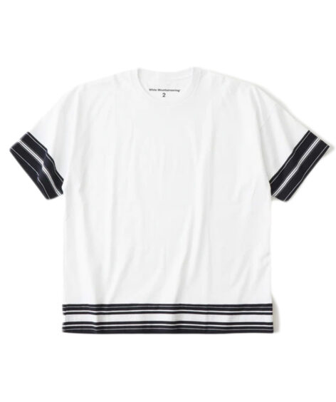 White Mountaineering RANDAM STRIPE T-SHIRT / ホワイトマウンテニアリング ランダムストライプTシャツ