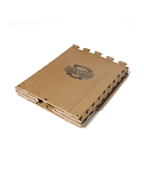 Ballistics FOLDING STOOL BOX COYOTE BROWN / バリスティクス フォールディング スツールボックス