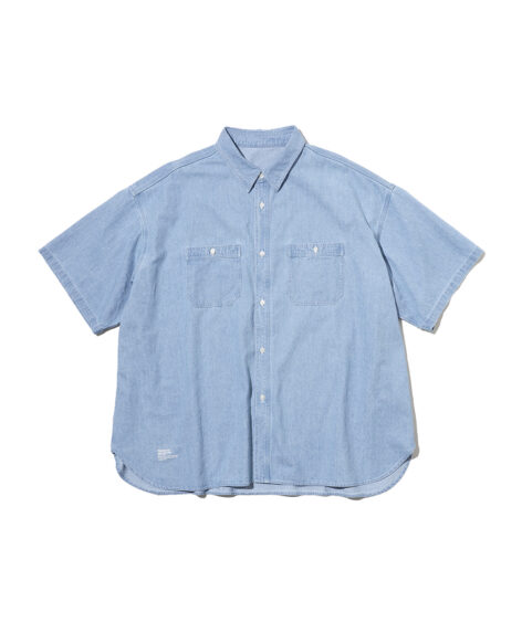 Fresh Service LIGHT DENIM S/S SHIRT / フレッシュサービス ライトデニム S/S シャツ
