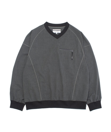 F/CE. PINSTREAM PULLOVER SHIRT / エフシーイー ピンストリーム プルオーバー シャツ