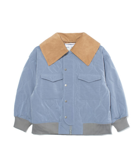 F/CE. QUILTED JACKET WITH DETACHABLE COLLAR / エフシーイー キルテッド ジャケット ウィズ デタッチャブル カラー