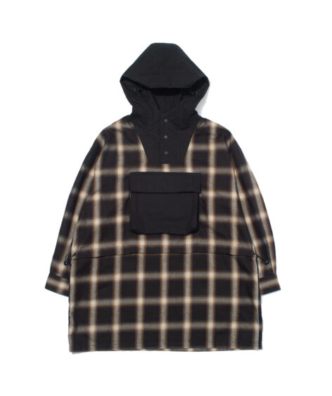 F/CE. WATER-SHIELD CHECK ANORAK SHIRT / エフシーイー ウォーターシールド チェック アノラック シャツ