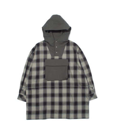 F/CE. WATER-SHIELD CHECK ANORAK SHIRT / エフシーイー ウォーターシールド チェック アノラック シャツ