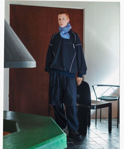 F/CE. PINSTREAM PULLOVER SHIRT / エフシーイー ピンストリーム プルオーバー シャツ