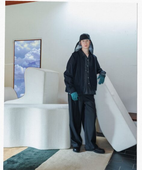 F/CE. TWISTWOOL WIDE TROUSERS / エフシーイー ツイストウール ワイド トラウザーズ